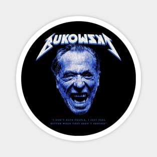 Charles Bukowski Rock Vintage Magnet